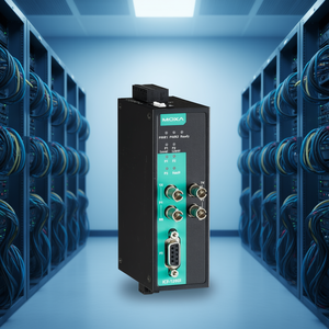 Convertidor de Fibra Óptica Moxa ICF-1280I 10/100Base-TX a 100Base-FX con Puerto ST para Uso Industrial - Product Image 3