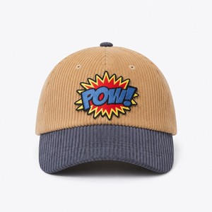 Casquette de baseball personnalisée en velours côtelé avec logo imprimé par transfert thermique, 6 panneaux structurés, visière incurvée, tendance, vente en gros - Product Image 2