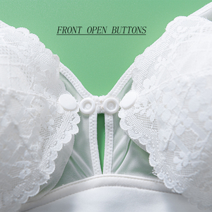 <span class=keywords><strong>Soutien</strong></span>-<span class=keywords><strong>gorge</strong></span> d'<span class=keywords><strong>allaitement</strong></span> sans fil pour femme, avec petits seins ouverts sur le devant, oreillettes de lapin, confort de grossesse, dentelle - Product Image 3