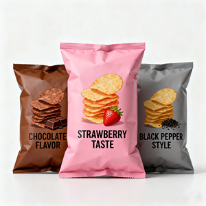 Tùy Chỉnh Bán Buôn In Nhiều Lớp Nhựa Nhiệt Con Dấu Trở Lại Con Dấu Phồng Khoai Tây Chiên Snack Bao Bì Thực Phẩm Túi - Product Image 2