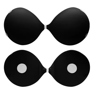 Bra Push-up Silikon Tiga Dimensi dengan Tali Transparan Seksi, Pakaian Dalam Tempel Tak Terlihat dengan Dekorasi Bordir dan Renda - Product Image 6