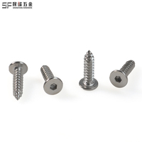 Pancake Head Hex Socket Self Tapping Screw Wood Structural Fasteners Screws Stainless Steel 304 Screws for Outdoor