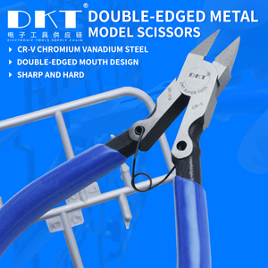 กรรไกรตัดแบบใบมีดเดี่ยวบางเฉียบ 5 นิ้ว ผลิตจากเหล็ก CR-V ความแข็ง 55-60 HRC พร้อมที่ตัดพลาสติกแบบแม่นยำ สำหรับงานประกอบโมเดลกันพลา งาน DIY และงานอดิเรก - Product Image 5