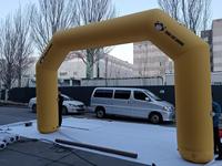 Arche gonflable publicitaire personnalisée pour événements sportifs en plein air, ligne de départ/arrivée, promotion et exposition