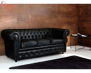 Bianco trapuntato chesterfield living room furniture 2 posti chesterfield <span class=keywords><strong>divano</strong></span> di lusso luce <span class=keywords><strong>chester</strong></span> top grano <span class=keywords><strong>divano</strong></span> in pelle - Product Image 5