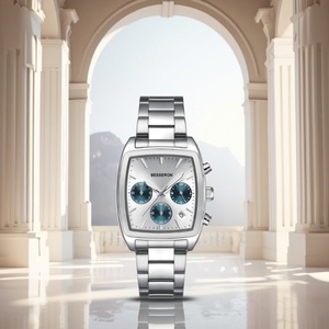 Nouvelles montres pour hommes tendance en acier inoxydable de luxe, mouvement à quartz importé, chronographe, cadran secondaire, cadeau d'affaires pour lui - Product Image 2
