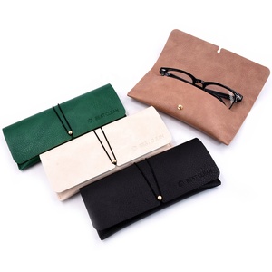 Bestpackaging lunettes <span class=keywords><strong>de</strong></span> soleil en cuir <span class=keywords><strong>de</strong></span> luxe étui souple sacs à lunettes lunettes étui à lunettes <span class=keywords><strong>pour</strong></span> emballage <span class=keywords><strong>de</strong></span> lunettes avec logo personnalisé - Product Image 1