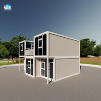 Café de luxe Restaurants Magasins Usines Maison mobile préfabriquée Assemblage Conteneurs plats Emballage Maisons
