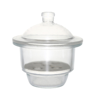 Dessiccateur de laboratoire en verre borosilicaté de haute qualité 150mm 180mm 210mm 300mm avec plaque de porcelaine