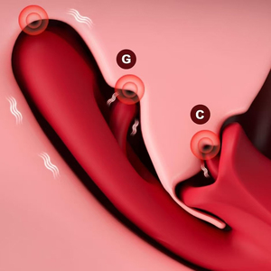 3 trong 1 lưỡi âm vật liếm G tại chỗ Vibrator người lớn núm vú kích thích cặp vợ chồng niềm vui trò chơi tình dục - Product Image 2
