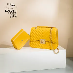 Leather Bags Handbags Women Famous Brands Sets Wholesale Luxury Sac a Main Designer Latest Ladies OEM 2 in 1 PU 10 Set Single