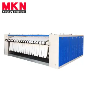 Top Selling Gas LPG Heating Industrial Flat Iron Function Ironing Machine Double Three Roller Flatwork Ironer for hotel