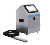 Imprimante jet d'encre CIJ Zhongshi, machine de codage automatique avec tête d'impression HP, encre à séchage rapide, 300 DPI, pour étiquettes, logos, graphiques, cartons