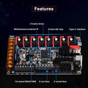 Placa Base BIGTREETECH Octopus Pro 60V de 8 Ejes para Impresora 3D, Nueva Placa de Control 3D TMC5160 Pro TMC2209 2.4 para Ender3 VORON - Product Image 5