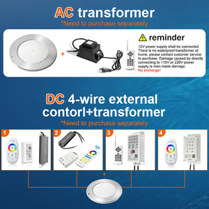 <span class=keywords><strong>Lampe</strong></span> de <span class=keywords><strong>piscine</strong></span> encastrée <span class=keywords><strong>LED</strong></span> RGB multicolore sous-marine avec télécommande, étanche IP68, 12V AC, ABS SMD2835, pour <span class=keywords><strong>piscine</strong></span> <span class=keywords><strong>hors</strong></span> <span class=keywords><strong>sol</strong></span> - Product Image 6