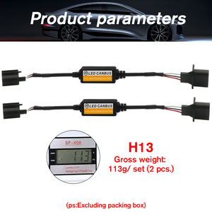 H13 led Canbus dekoder h1 h3 <span class=keywords><strong>h4</strong></span> h7 h11 hb3 hb4 9005 9006 9012 hata kodu Eliminator uyarı iptal araba işık led far - Product Image 3