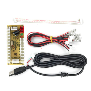 Tự làm chip Arcade không chậm trễ <span class=keywords><strong>USB</strong></span> Encoder Board PC để phím điều khiển Bảng điều khiển cho MAME 2pin Push nút - Product Image 4