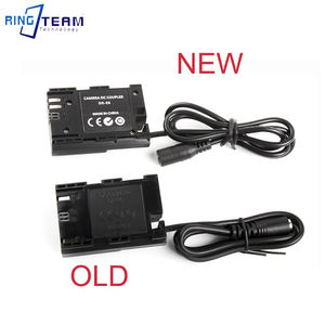 แบตเตอรี่จำลอง DR-<span class=keywords><strong>E6</strong></span> รุ่นใหม่ พร้อมสกรู LP-<span class=keywords><strong>E6</strong></span> <span class=keywords><strong>ACK</strong></span>-<span class=keywords><strong>E6</strong></span> ตัวแปลงไฟ DC สำหรับกล้อง Canon EOS 5D 5D2 6D 7D 60D และ Blackmagic BMPCC 4k 6k สีดำ - Product Image 3