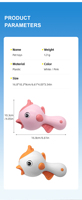 Nouveau lanceur de friandises pour chat en plastique, jouet interactif 2-en-1 à infrarouge, rechargeable électriquement, pour l'entraînement et le jeu.