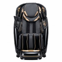 Fauteuil de massage 4D en gros, corps entier, 152 cm, rail SL, zéro gravité, commande vocale IA, pétrissage des mollets, rouleau chauffant pour les pieds, fabricant OEM ODM