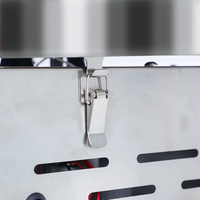 Machine à Barbe à Papa Commerciale en Acier Inoxydable Électrique pour Événements