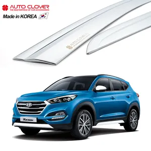 AUTOCLOVER pour Hyundai Tucson, visière de porte chromée, visières de fenêtre, déflecteur de porte pare-Vent D623