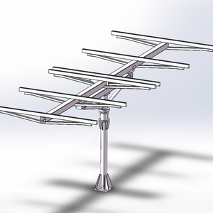 Jimmy nouvelle arrivée 2KW <span class=keywords><strong>4</strong></span> <span class=keywords><strong>panneaux</strong></span> 12V 24V DC moteur système de contrôleur de suivi <span class=keywords><strong>solaire</strong></span> comprend un support de montage <span class=keywords><strong>solaire</strong></span> - Product Image 1