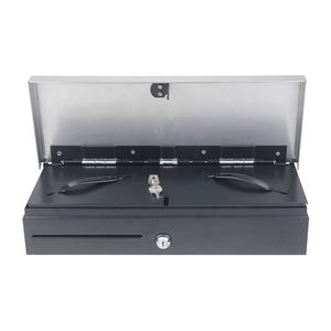 GSAN Electronic Small 170mm RJ11 Tiroir <span class=keywords><strong>de</strong></span> caisse enregistreuse 6 Bill & 8 Coin Tray Metal Flip Top Design for Checkout Counters - Product Image 5
