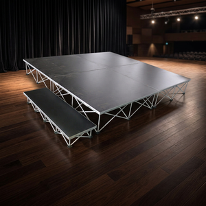 1x1m/4x4ft Lightweight Durable <b>Stage</b> Aluminum Alloy Modular Design Outdoor Event Quick <b>Stage</b> Deck <b>Platform</b> - Product Image 1