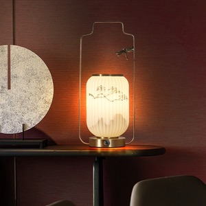Chinese Style Table <b>Lamp</b> E27 LED <b>Touch</b> Control Eye Caring For Living Room Bedroom Study Tea Room - Product Image 4