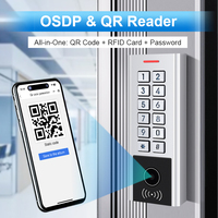 Lecteur de clavier OSDP métallique étanche IP67, lecteur de carte de proximité RFID 125 kHz/13,56 MHz, lecteur Wiegand, lecteur de code QR, contrôle d'accès
