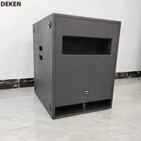 DEKEN FLEX P18S Profesyonel Ses Sistemi 850W Sınıf H Amfi 6. Dereceden Bant Geçiren Çok Yönlü Subwoofer 18 inç Aktif Subwoofer
