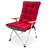 Coussin de chaise en velours rouge, doux et moelleux, pour fauteuils assortis, vente en gros personnalisée