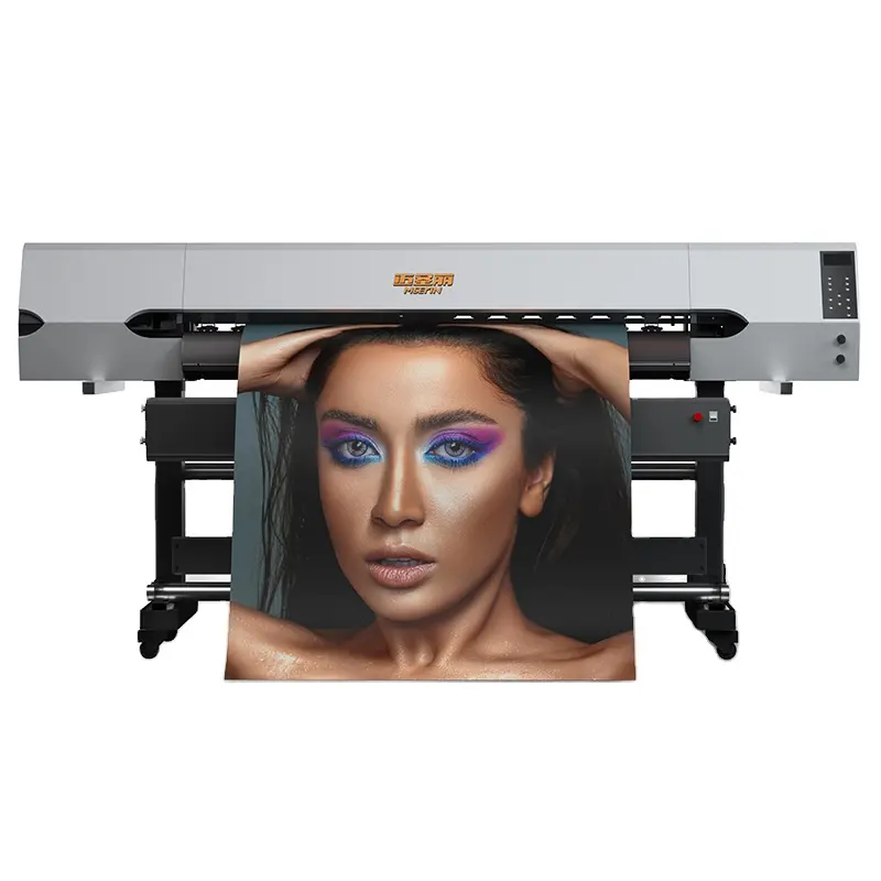 M-1980 HD Wide-fomat printer with XP600 weak solvent printer printing stability