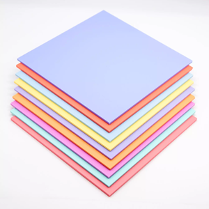 1/8\" Pastell-Acrylplatte 3mm Regenbogenfarben PMMA Laserschneideplatte A4-Größe Gegossene Kunststoffplatte CNC Individueller Druck Verpackung - Product Image 2