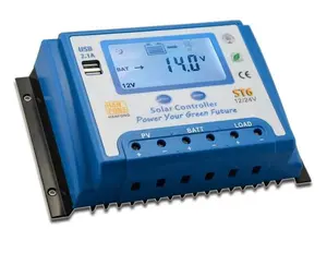 Pwm太阳能充电控制器50A低压DC 12v控制器数字显示