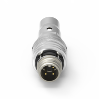 Connecteur circulaire multi-ports WP M12(M) 3 broches à code A, moulé, avec câble, étanche IP67, pour usage industriel