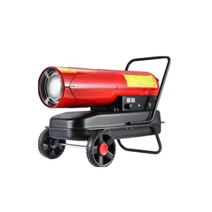 New fuel powered heater, portable and high-power heater with manual push