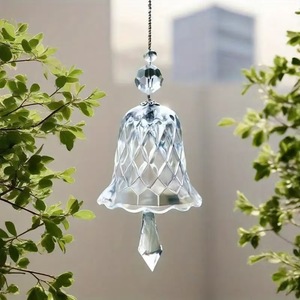 2026 nouveau carillon éolien <span class=keywords><strong>en</strong></span> verre de luxe Transparent <span class=keywords><strong>arc</strong></span>-<span class=keywords><strong>en</strong></span>-<span class=keywords><strong>ciel</strong></span> cristal carillon éolien fenêtre pendentif cloche verre jardin pendentif carillons éoliens - Product Image 5