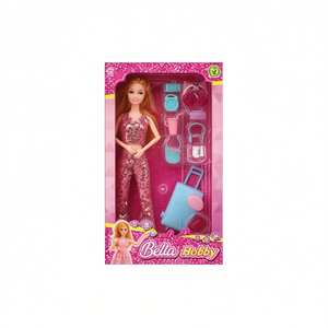 Poupée en plastique Bella Hobby 33 cm, jouet tendance avec accessoires pour filles de 4 à 6 ans - Product Image 2