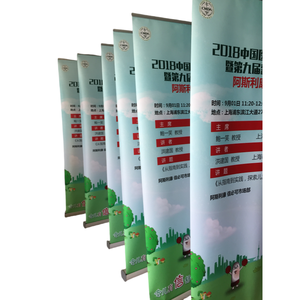 Grosir Display dalam ruangan Eco Stand spanduk gulung ke atas dapat ditarik portabel Display berdiri untuk iklan dan promosi - Product Image 2