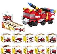 Jouet de construction en blocs : Voitures, Avions, Camions de pompiers, Véhicules militaires, Modèles miniatures, Puzzles de construction