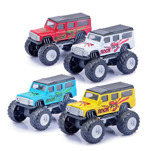 Voiture télécommandée Monster Truck bleue en alliage, modèle de pick-up RC avec boîte de présentation - Product Image 6
