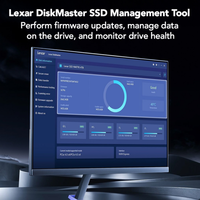 Lexar NM1090 PRO PCIe 5.0 NVMe M.2 2280 SSD Profesional Internal SSD dengan kecepatan baca hingga 14.000MB/s dan kecepatan tulis 10.000MB/s.