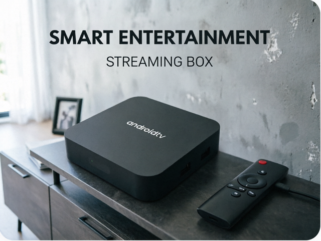 Sumavision Live Sports Streaming Set Top Box 4K for Android TV Box Android 9.0 WiFi5 4G+64G Quad Core HDR/H265 BT Voice Control