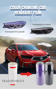 ฟิล์มไฟหน้าสำหรับรถยนต์30ซม. X 15เมตรเปลี่ยนสีได้ภายใต้ดวงอาทิตย์ - Product Image 2