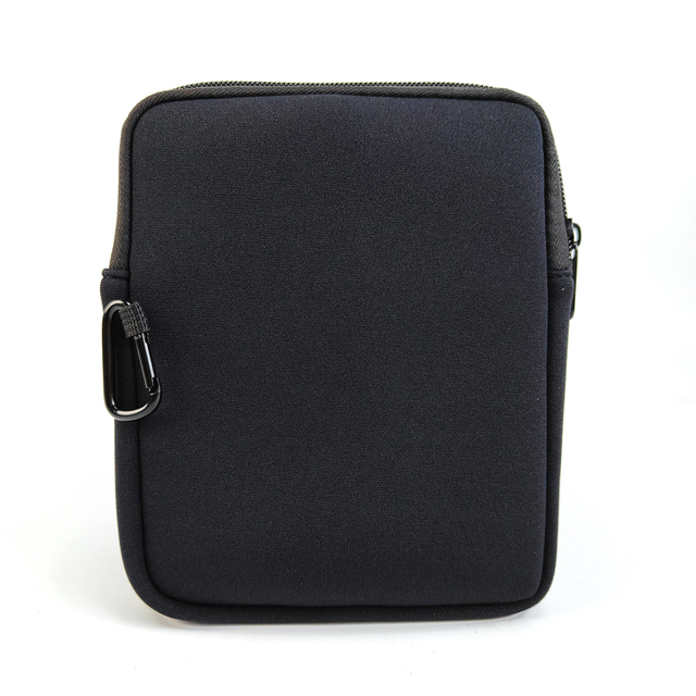 Custom Black Neoprene Waterproof Shockproof Dustproof Tablet Accessories Bag Case Portable Electronic Organizer for Travel NS