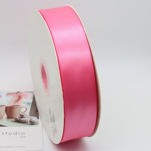 شريط ساتان بواجهة بوصة 38 ياردة 4 ياردات لفة شرائط لتزيين الحفلات أقواس مزدوجة على الورود - Product Image 3