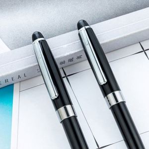 Wholesale 1.0Mm Premium Business Metal Custom Logo Twist-Action Black Ballpoint Hotel Advertising Gift <b>Pen</b> - Product Image 2