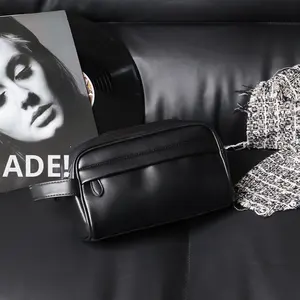 新款时尚男士大容量休闲手拿包防水商务和洗漱包拉链封口-批发 - Product Image 3